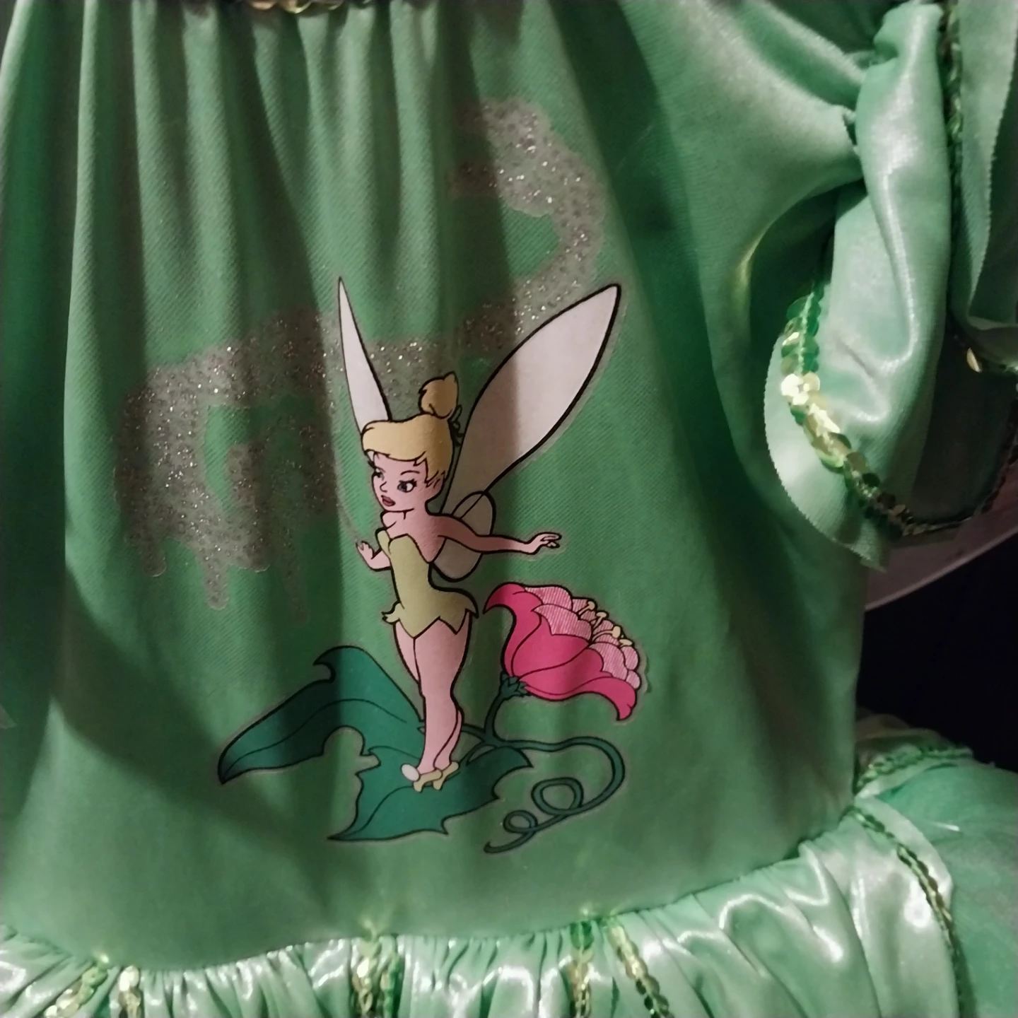 Halloween Tinker Bell Costume with Wings - photo 2