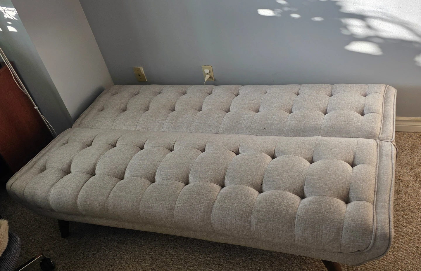 Convertible Tufted Sofa Bed - photo 2