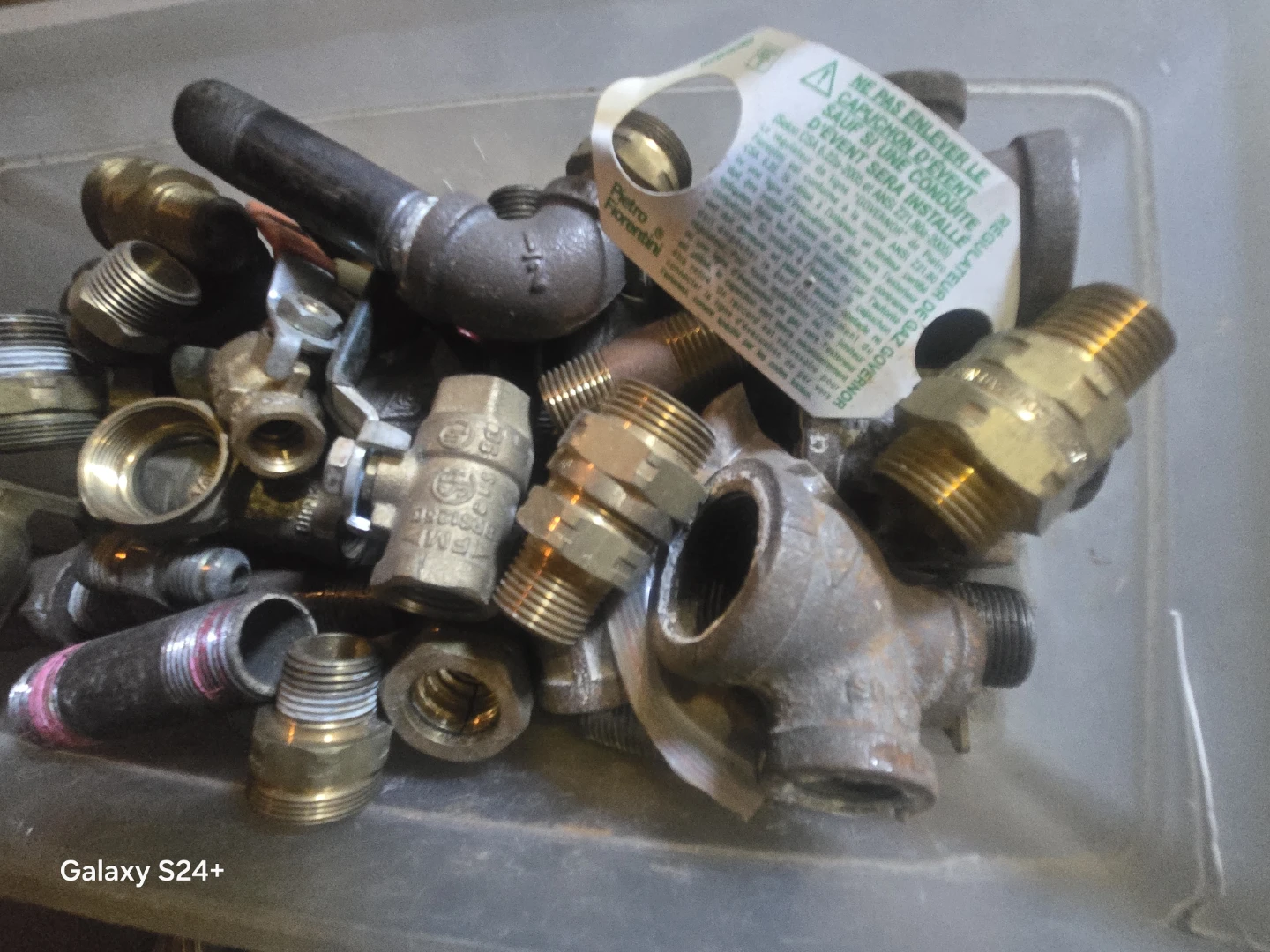 Assorted Brass and Metal Plumbing Fittings - photo 5