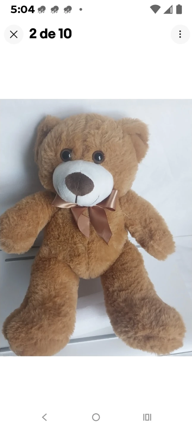 14 Inch Brown Plush Teddy Bear - photo 3