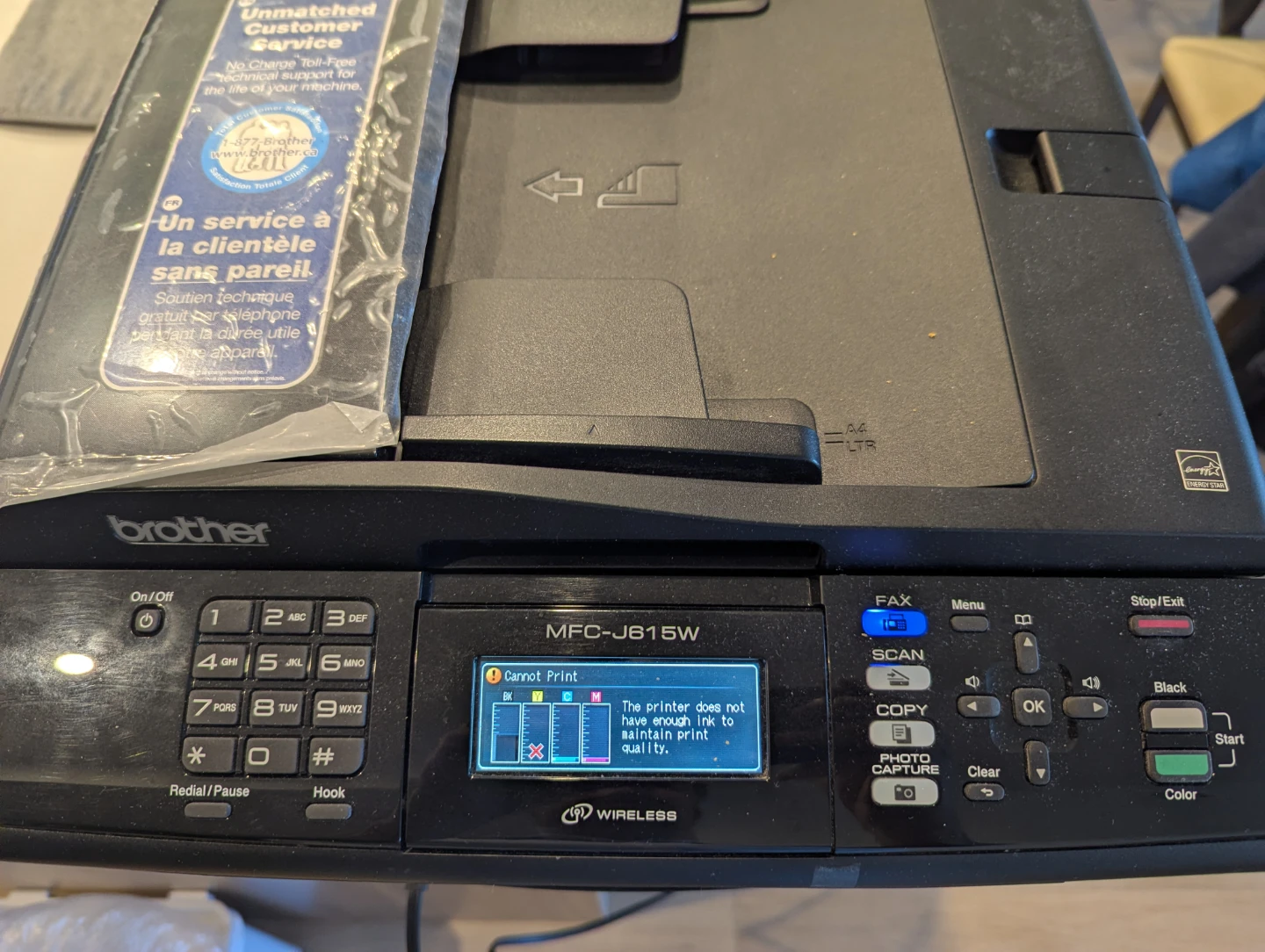 Brother Printer Fax machine MFC J615w - photo 2
