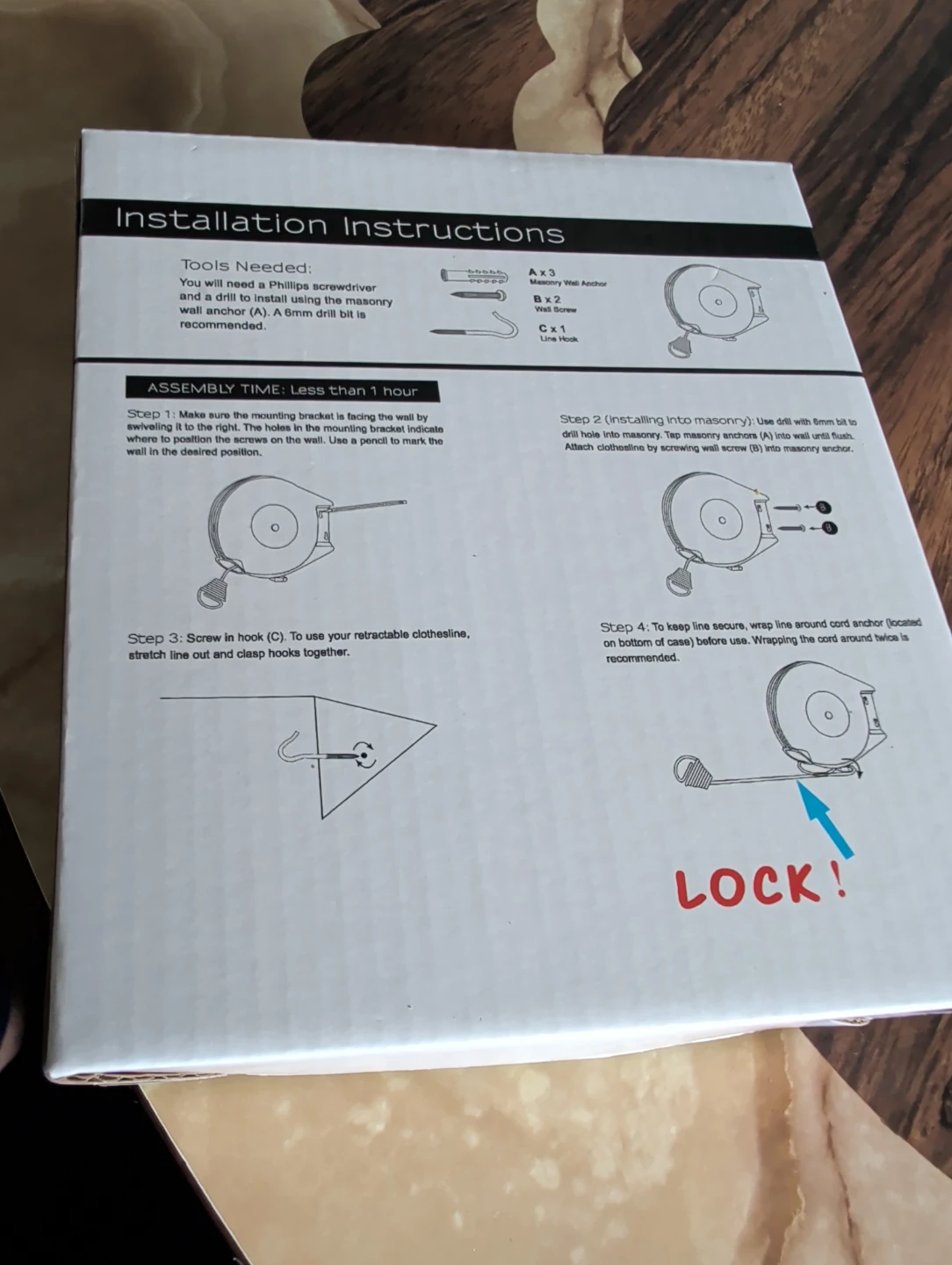 Outdoor Retractable Clothesline - photo 2