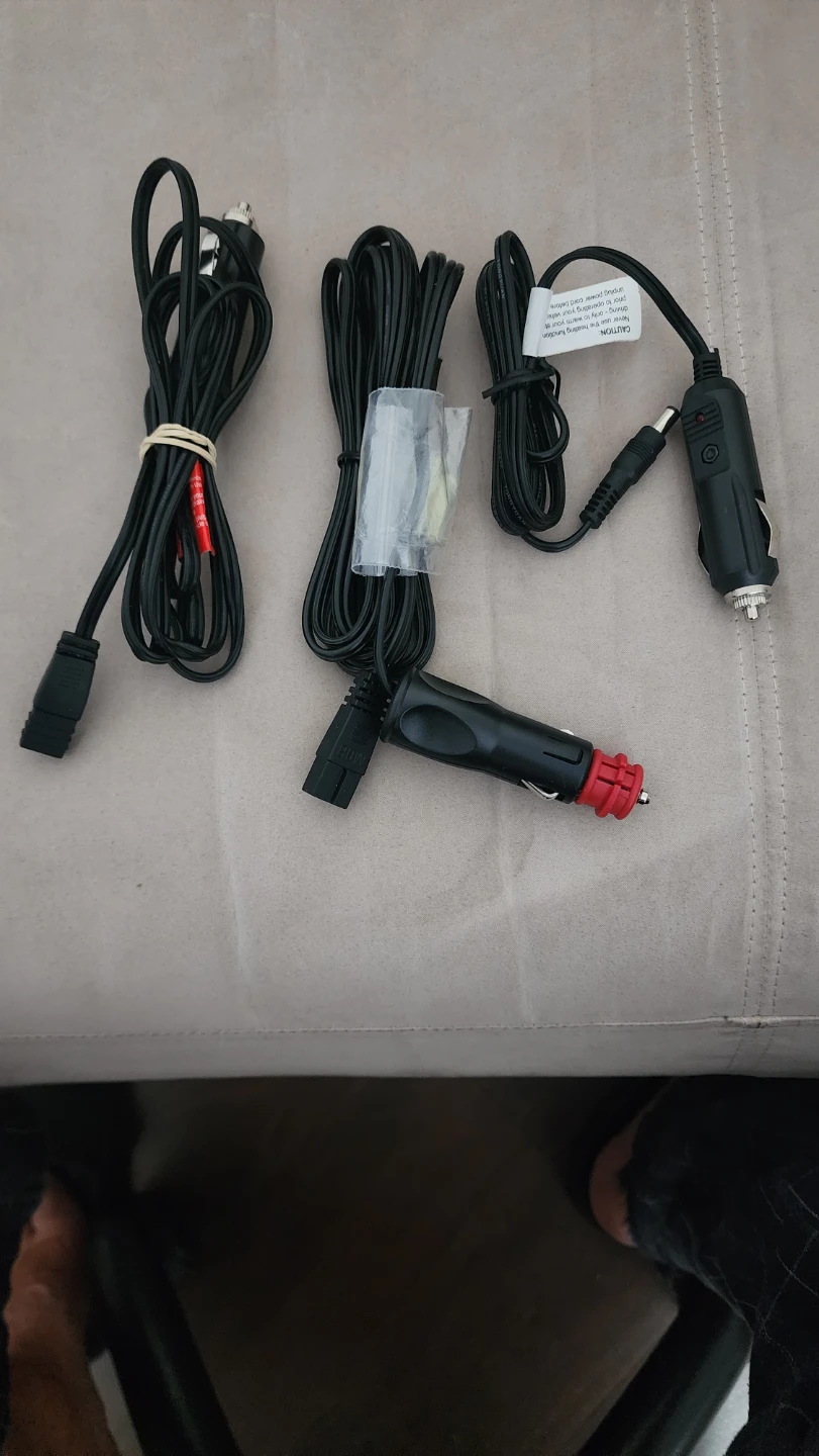Set of 3 Vehicle Power Adapter Cables