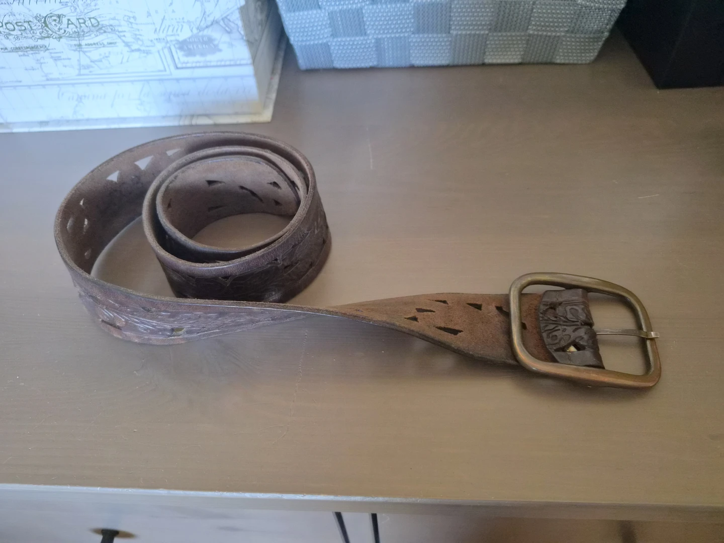 Unique Leather Belt from Jacob - Small - photo 3
