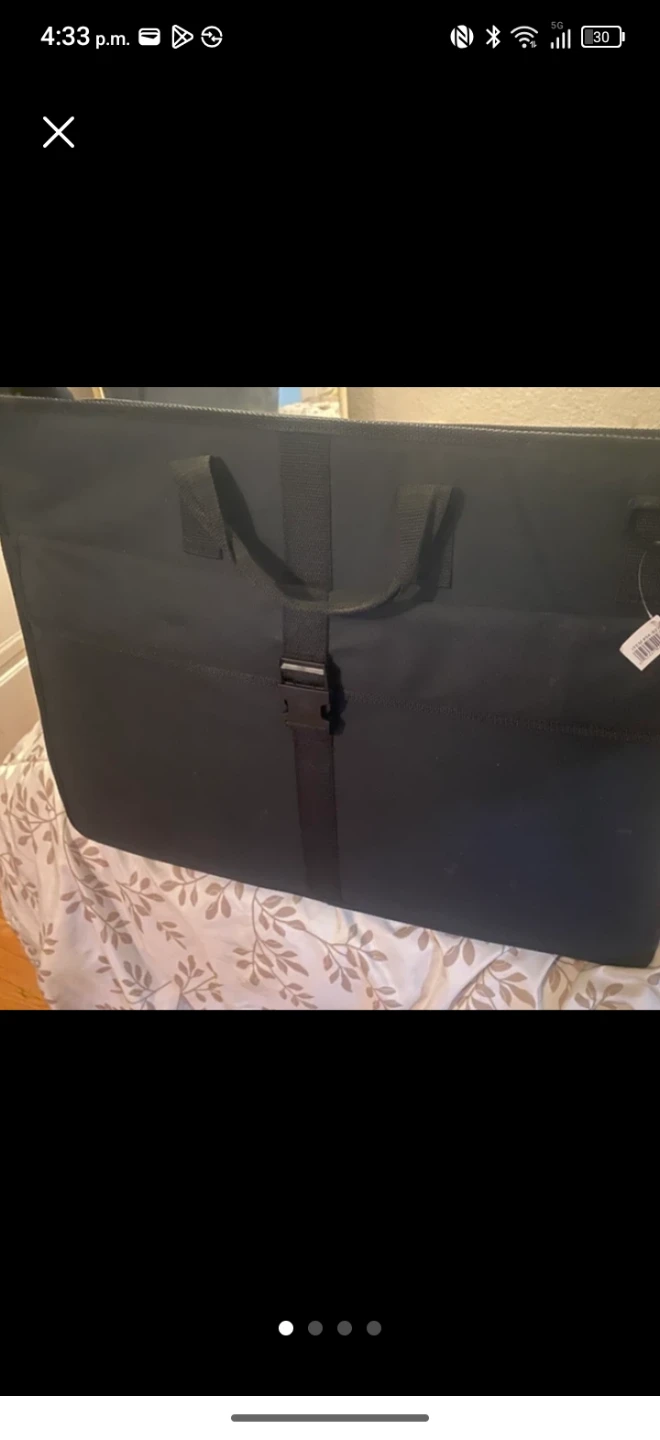 Black Portfolio Carry Case