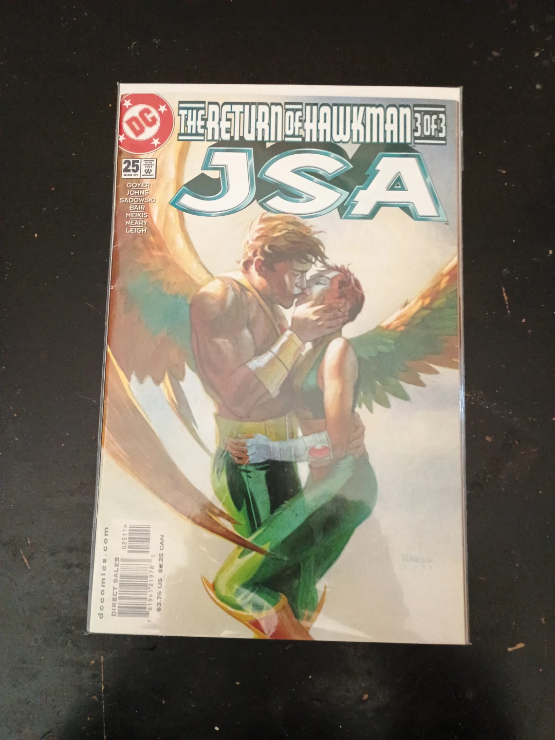 JSA 25 The Return of Hawkman 3 of 3 Comic Book