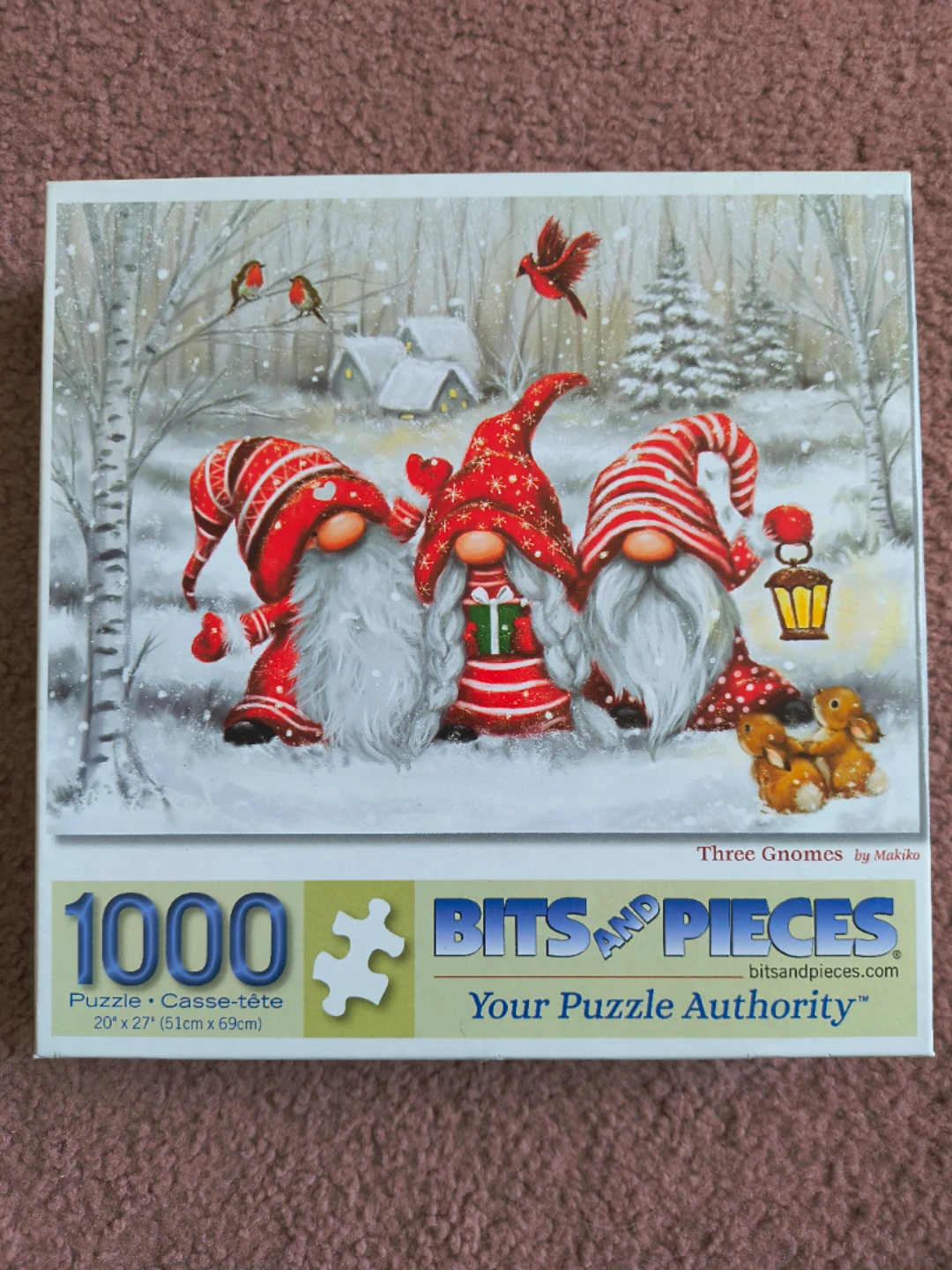 Bits and Pieces 1000 Piece Puzzle Three Gnomes