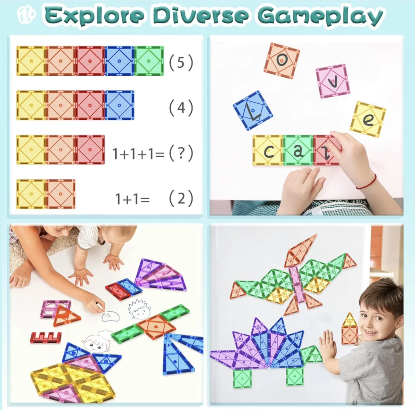 Magnetic Tiles Building Blocks - photo 4