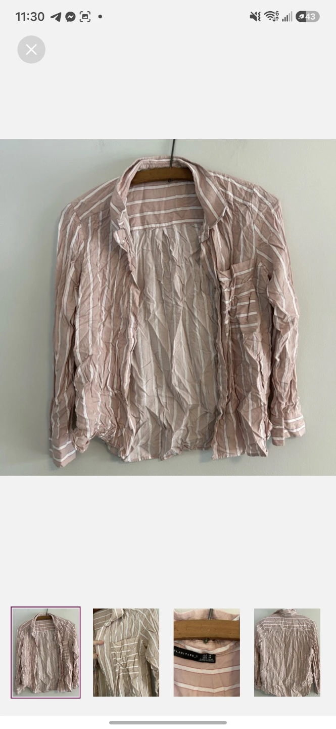 Black Tape Striped Shirt