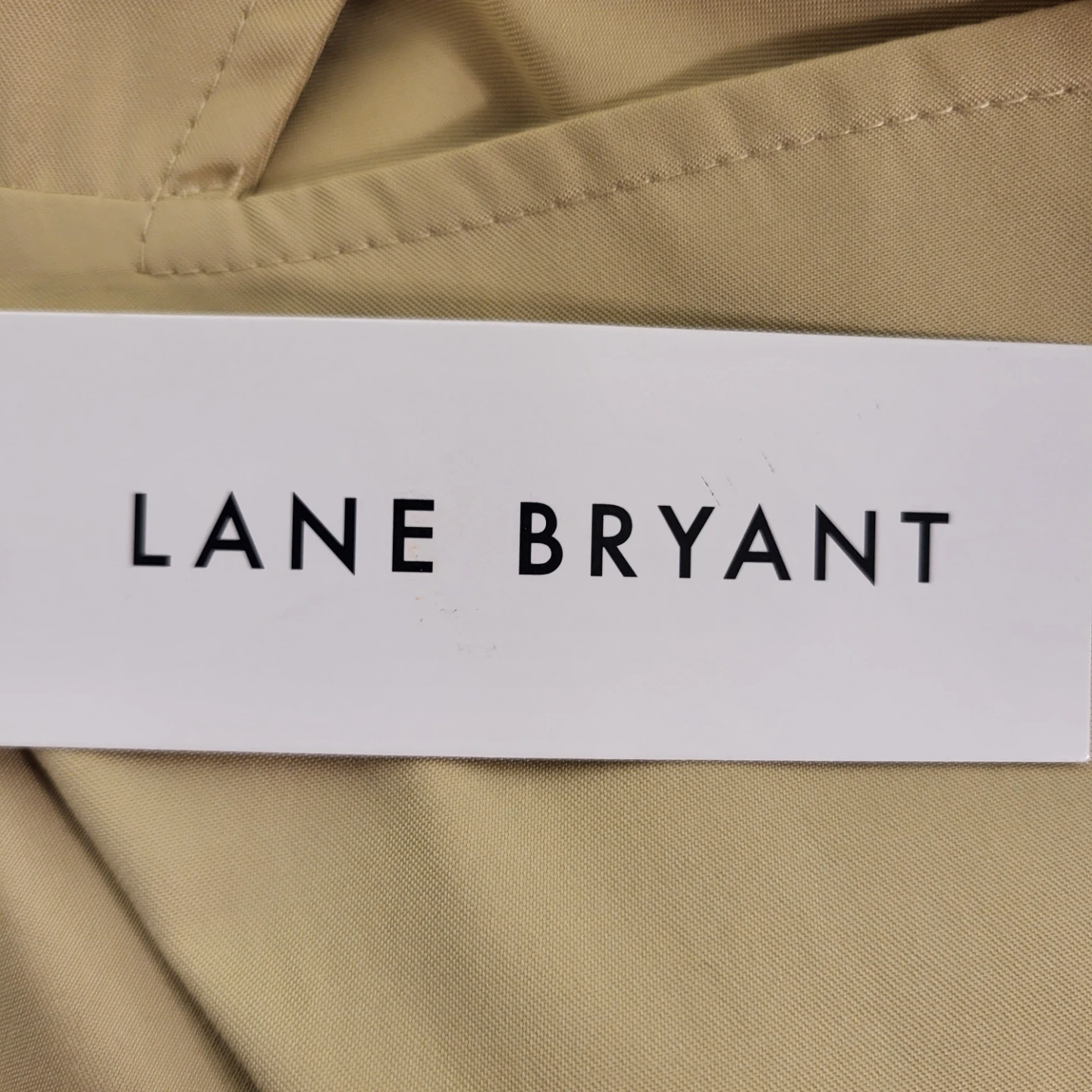 Lane Bryant Beige Trench Jacket - photo 5