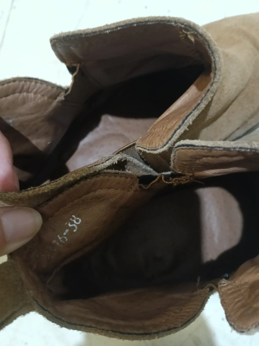 Tan Suede Ankle Boots - photo 3