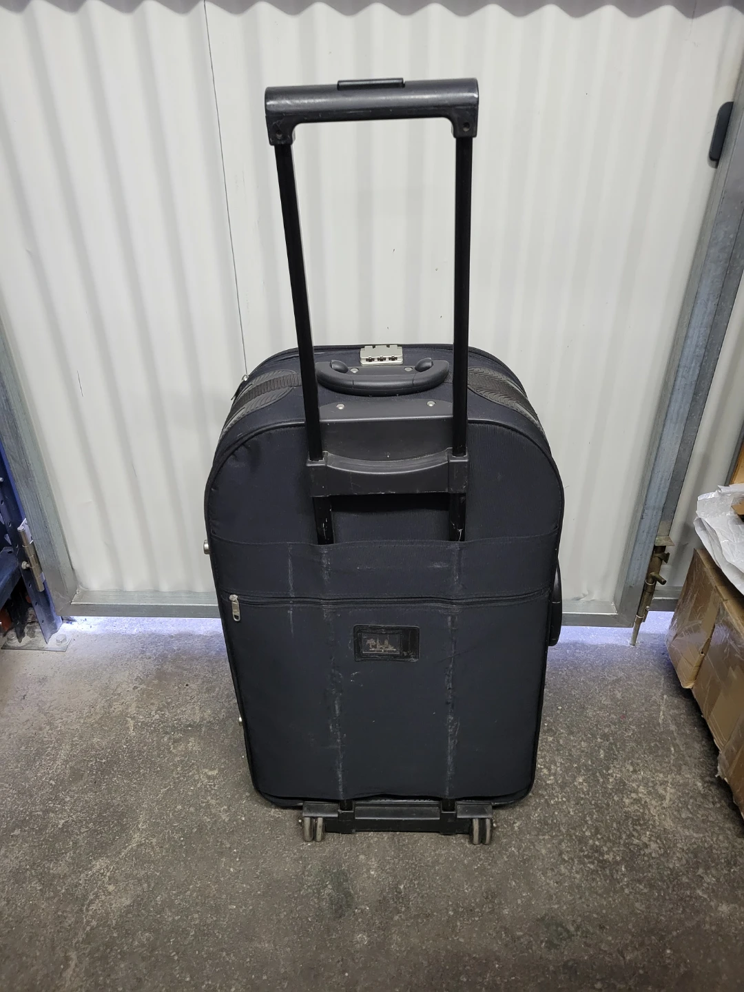 Black Check-in Rolling Suitcase - photo 2