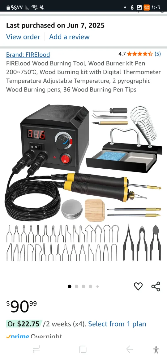 FIReELood Wood Burning Tool Kit thumbnail