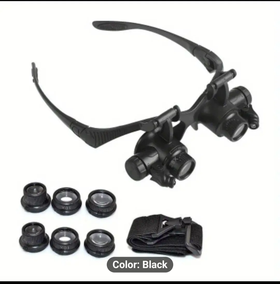 Black Headband Magnifying Glasses thumbnail