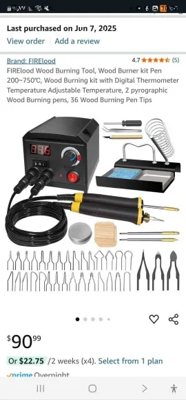 FIRElood Wood Burning Tool Kit thumbnail