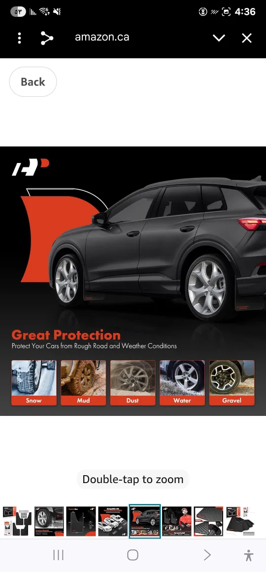 H-Premium Universal Mud Flaps - New thumbnail