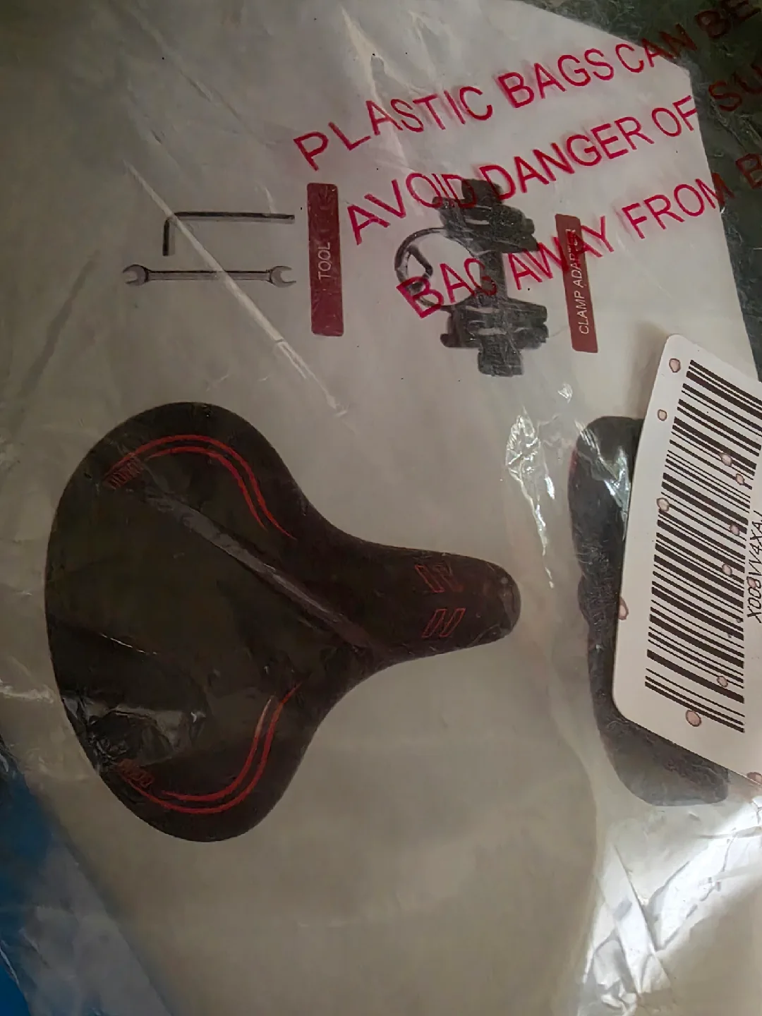 New Bike Seat with Tool Kit