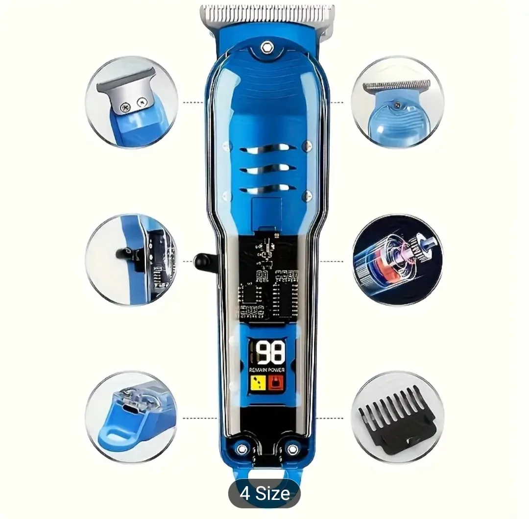Hair Clipper Professional Cordless Trimmer image indicator(2)