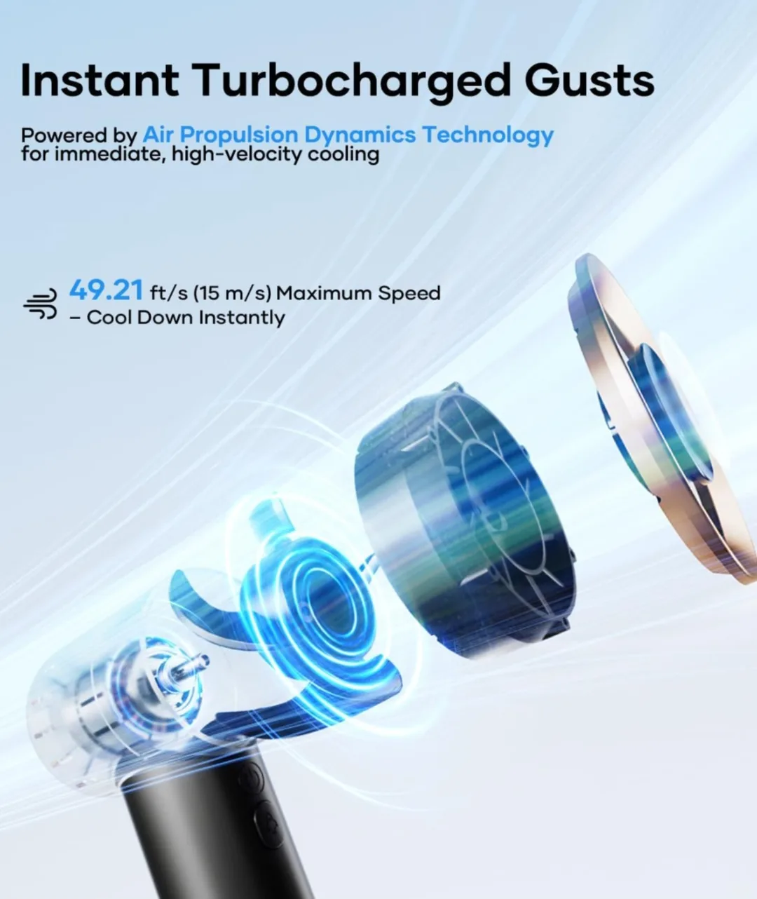 Portable Turbo Fan - Digital Display Model image indicator(5)