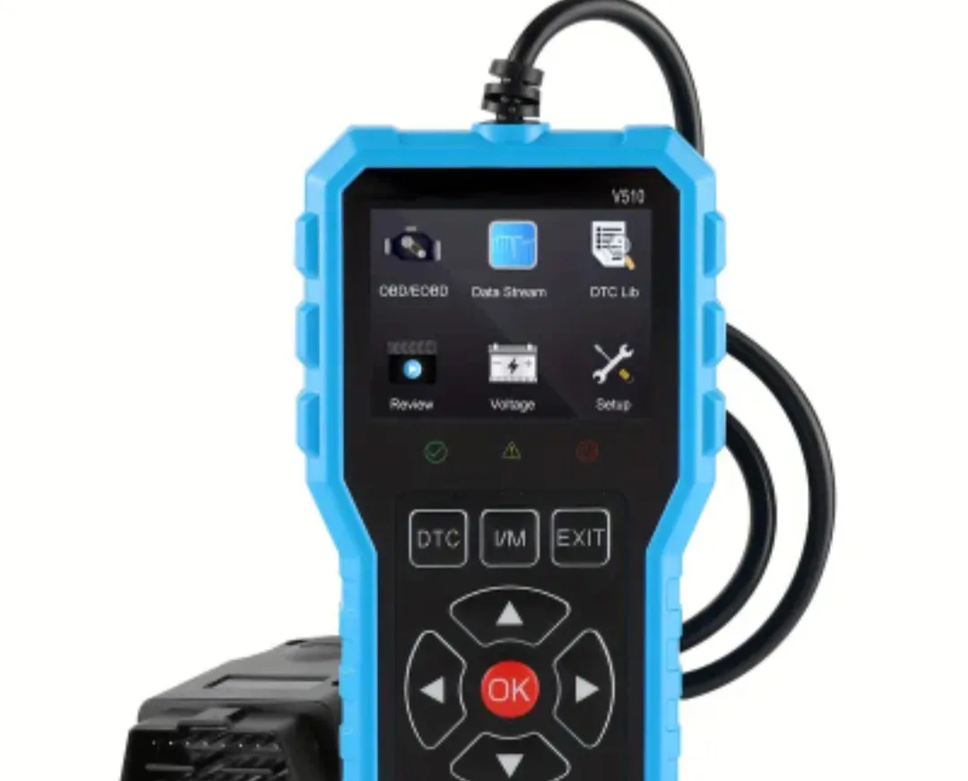 OBDII V519 Car Diagnostic Scanner - Red image indicator(9)