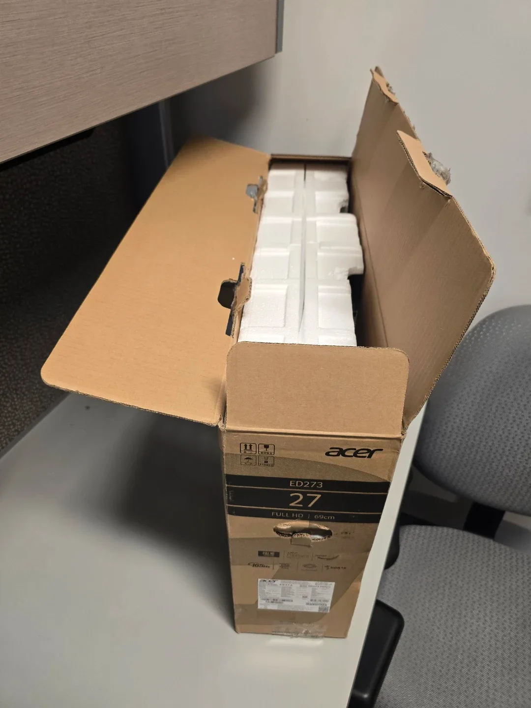 Acer ED273 27-inch Full HD Monitor - Like New! image indicator(4)