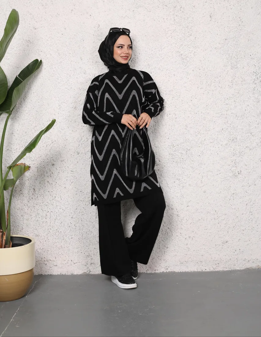 Knit Two-Piece Set - Stylish & Comfy