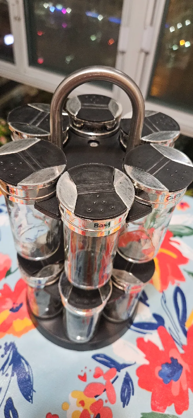 Rotating Spice Rack with 6 Jars image indicator(2)