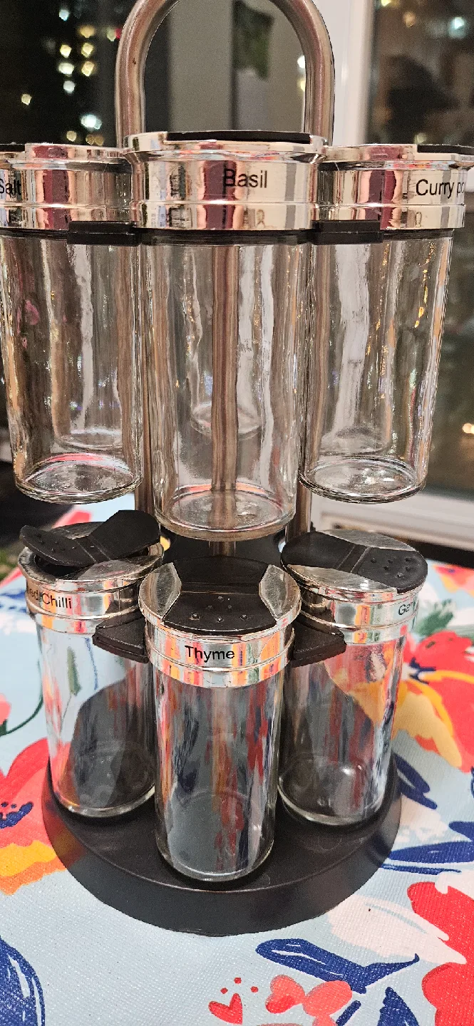 Rotating Spice Rack with 6 Jars image indicator(3)