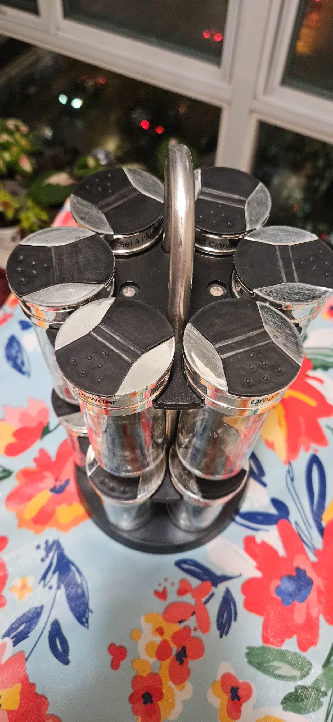 Rotating Spice Rack with 6 Jars image indicator(5)