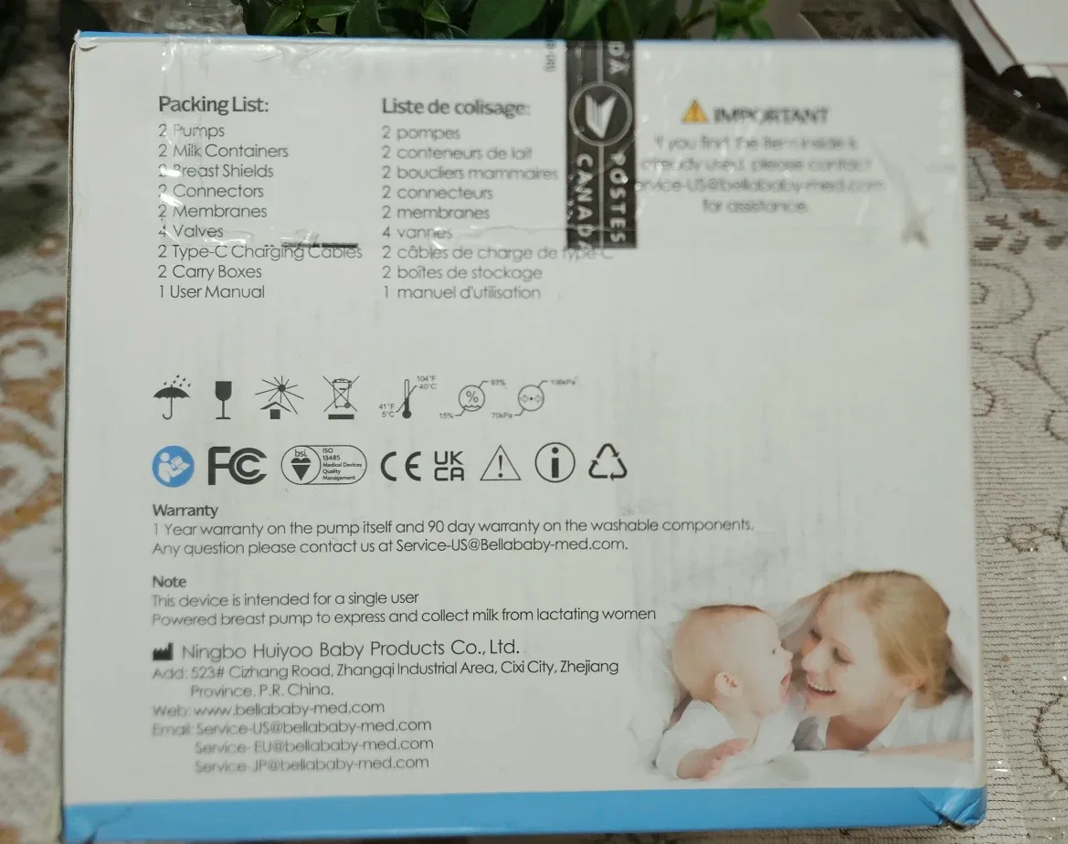 Bellababy BLA8035 Electric Breast Pump - NEW image indicator(4)