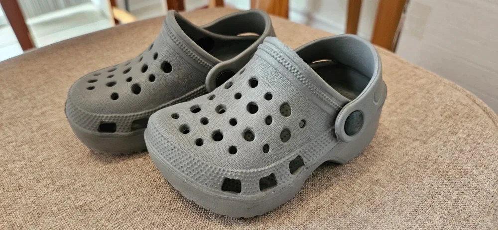 Grey Clogs - Size 5