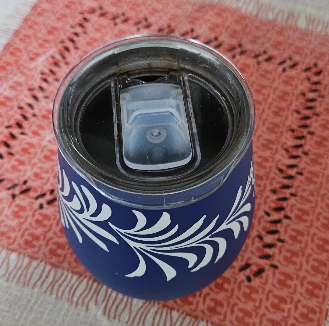 Blue Stainless Steel Tumbler image indicator(2)