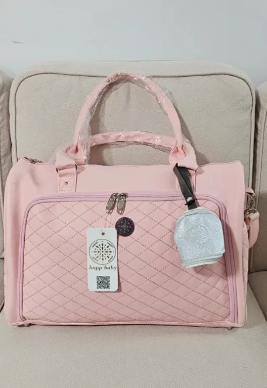 Happ Baby Pink Diaper Bag - Like New! image indicator(2)