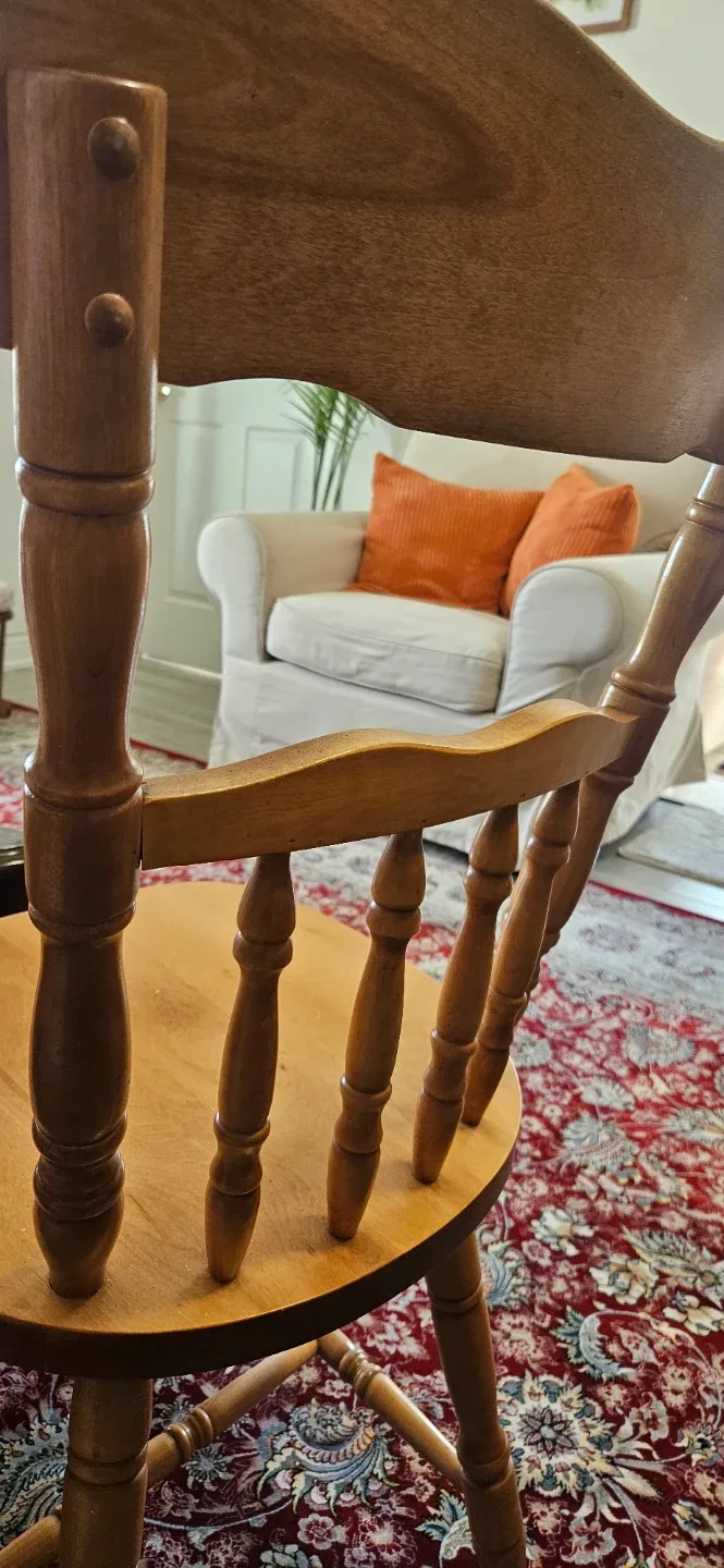 Two Wooden Dining Chair image indicator(4)