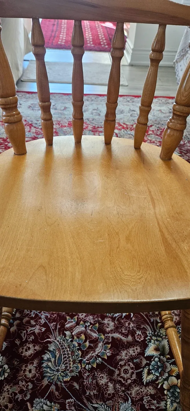 Two Wooden Dining Chair image indicator(6)