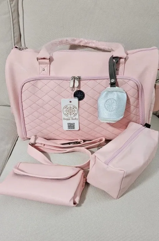 Happ Baby Pink Diaper Bag - Like New!