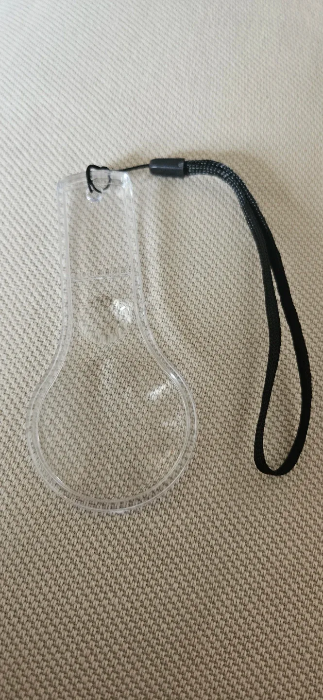 Clear Cell Phone Charm Case with Strap