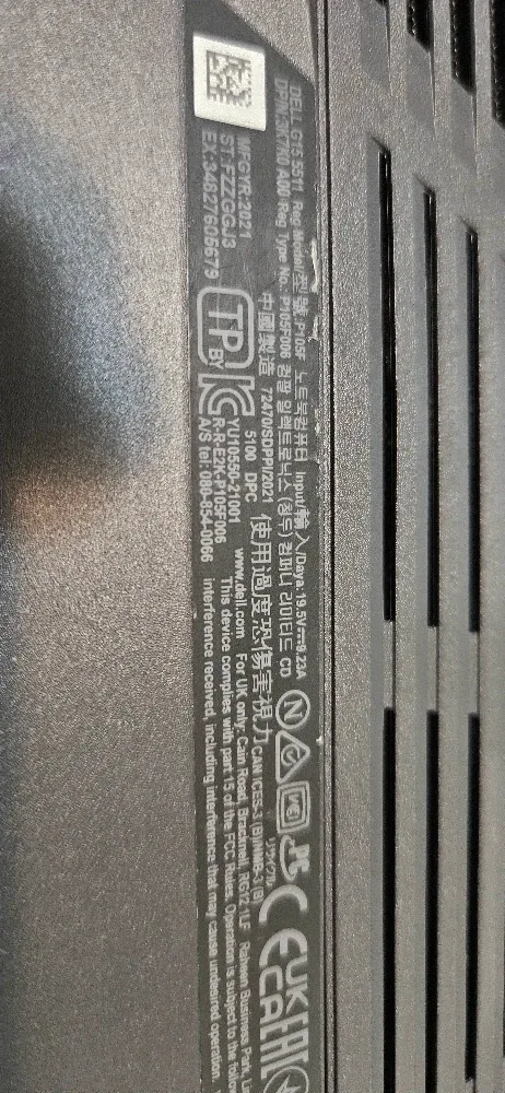 Dell G15 Gaming Laptop image indicator(9)