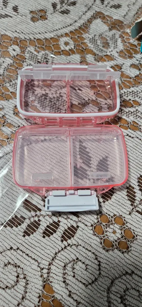 Pink Pill Box Organizer