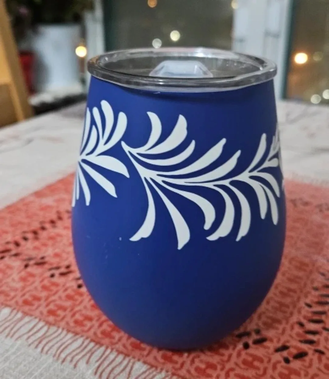 Blue Stainless Steel Tumbler