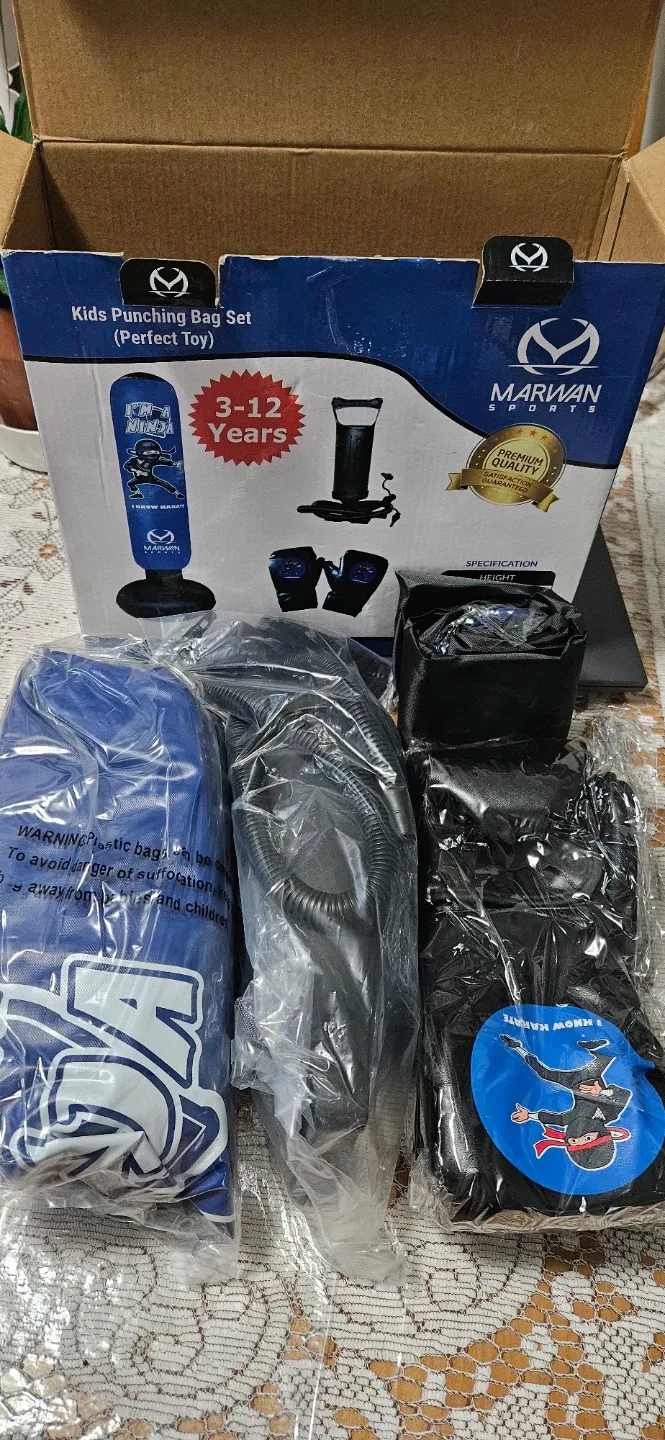 Marwan Sports Kids Punching Bag Set (New) image indicator(2)