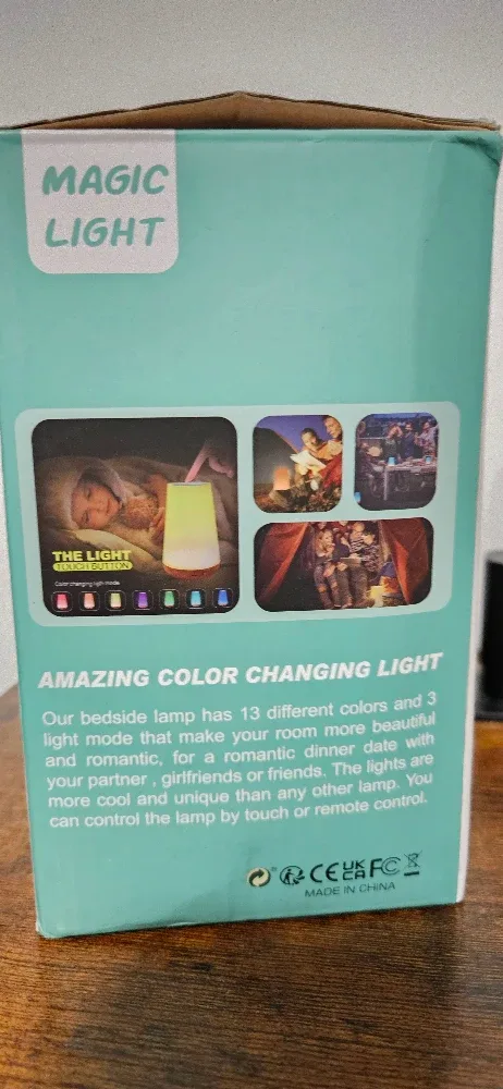 Magic Light Amazing Color Changing Bedside Lamp image indicator(3)