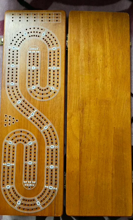 Plusvivo Wooden Cribbage Board image indicator(5)
