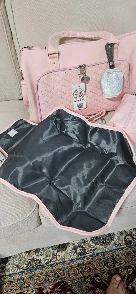 Happ Baby Pink Diaper Bag - Like New! image indicator(5)
