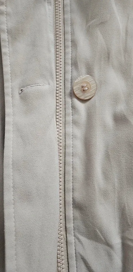 Nolliege Fur Hooded Beige Winter Coat - Size M image indicator(3)