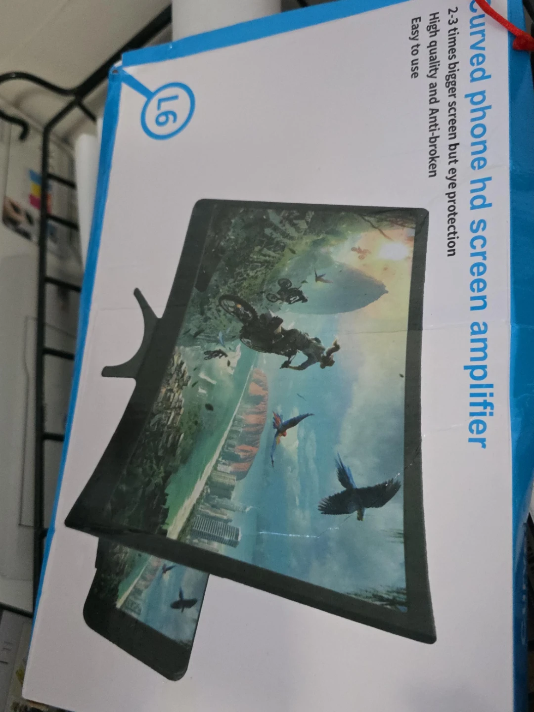 Curved Phone HD Screen Amplifier L6