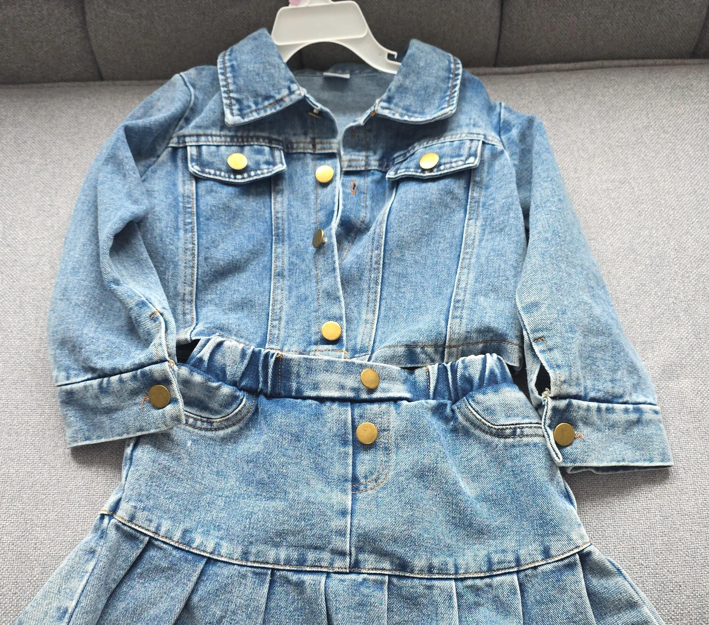 Girls Denim Jean Dress