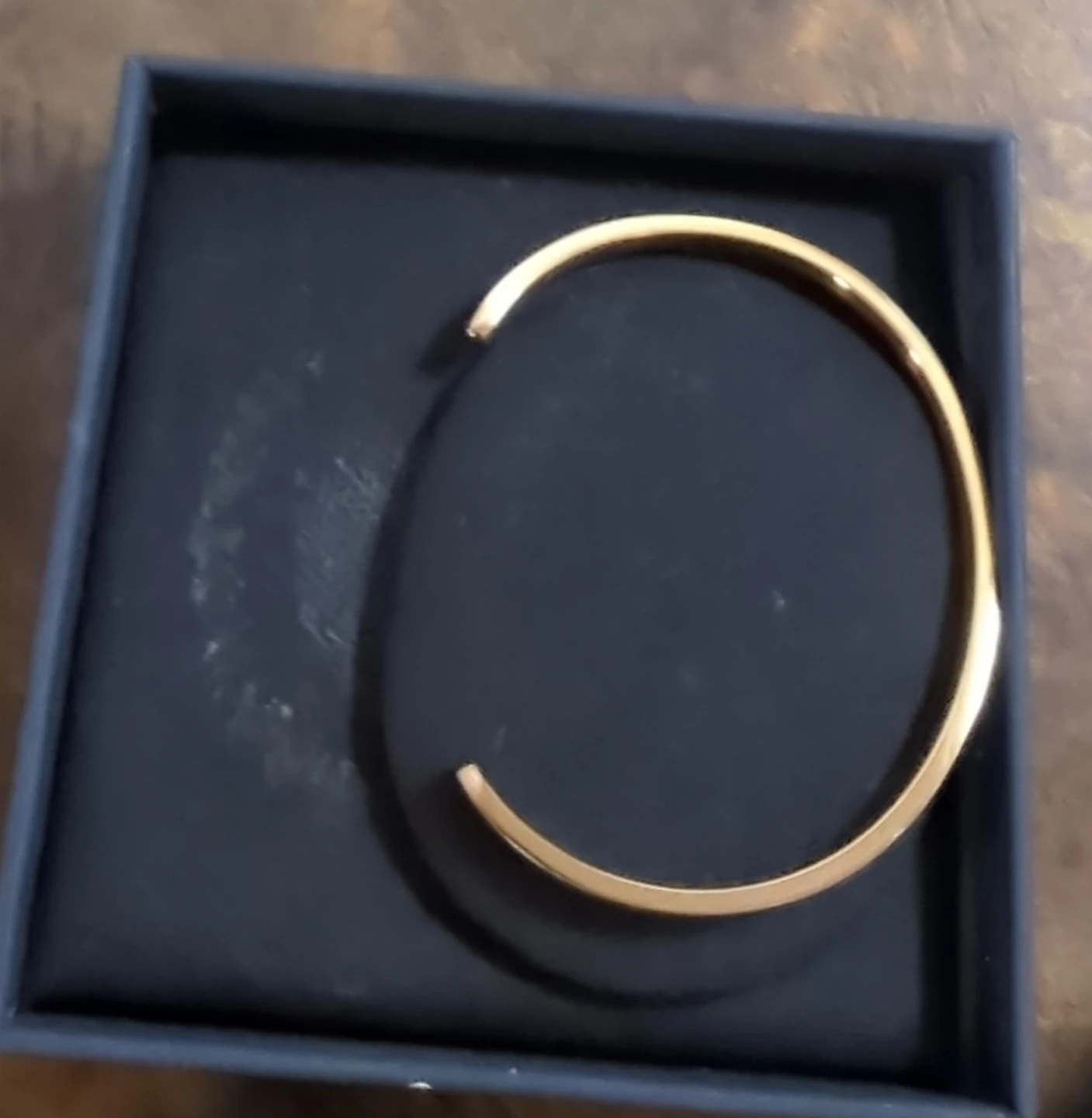 Daniel Wellington Gold Tone Cuff Bracelet