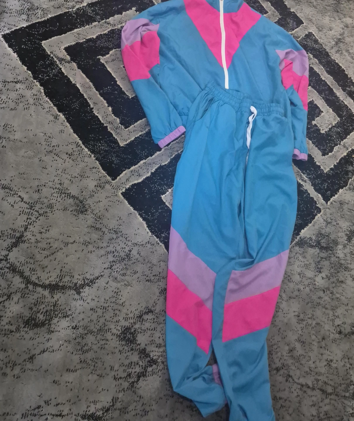 Vintage Colour Block Tracksuit