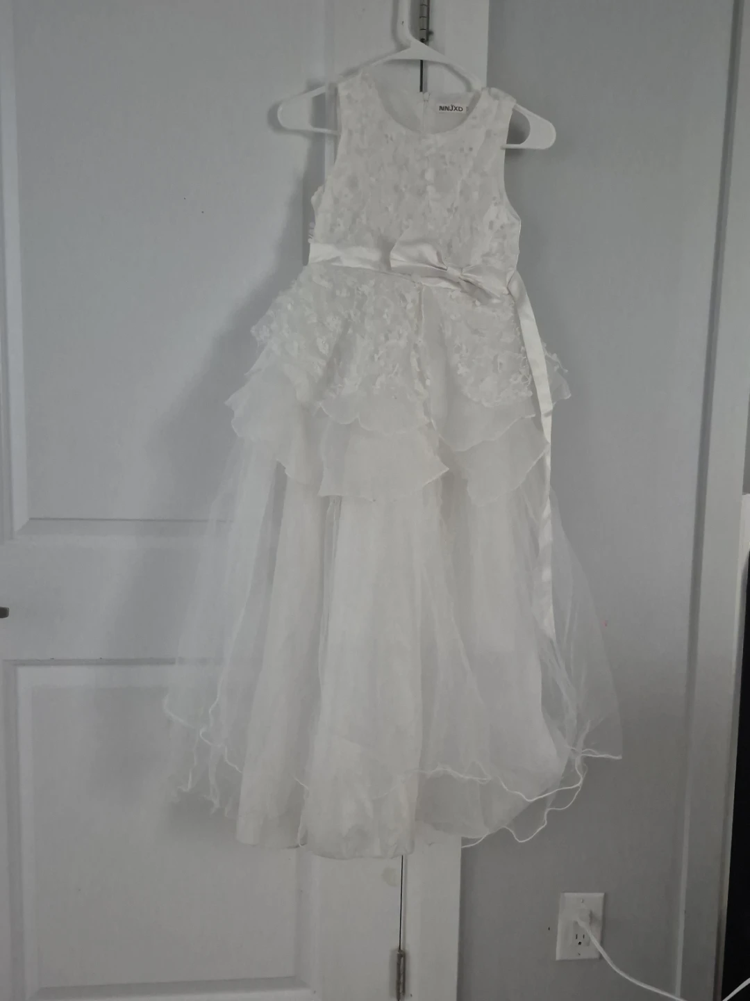 White Flower Girl Dress